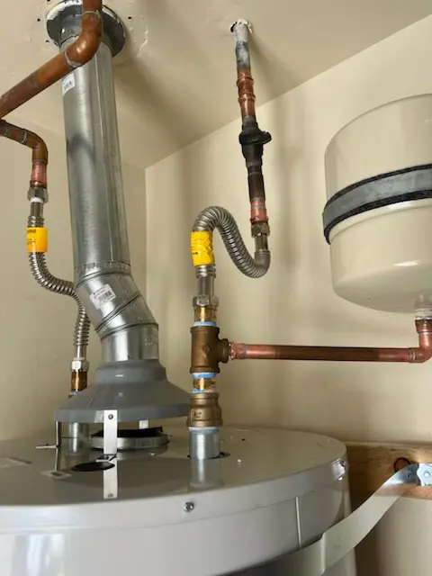Water heater installation and plumbing repair in Augerville